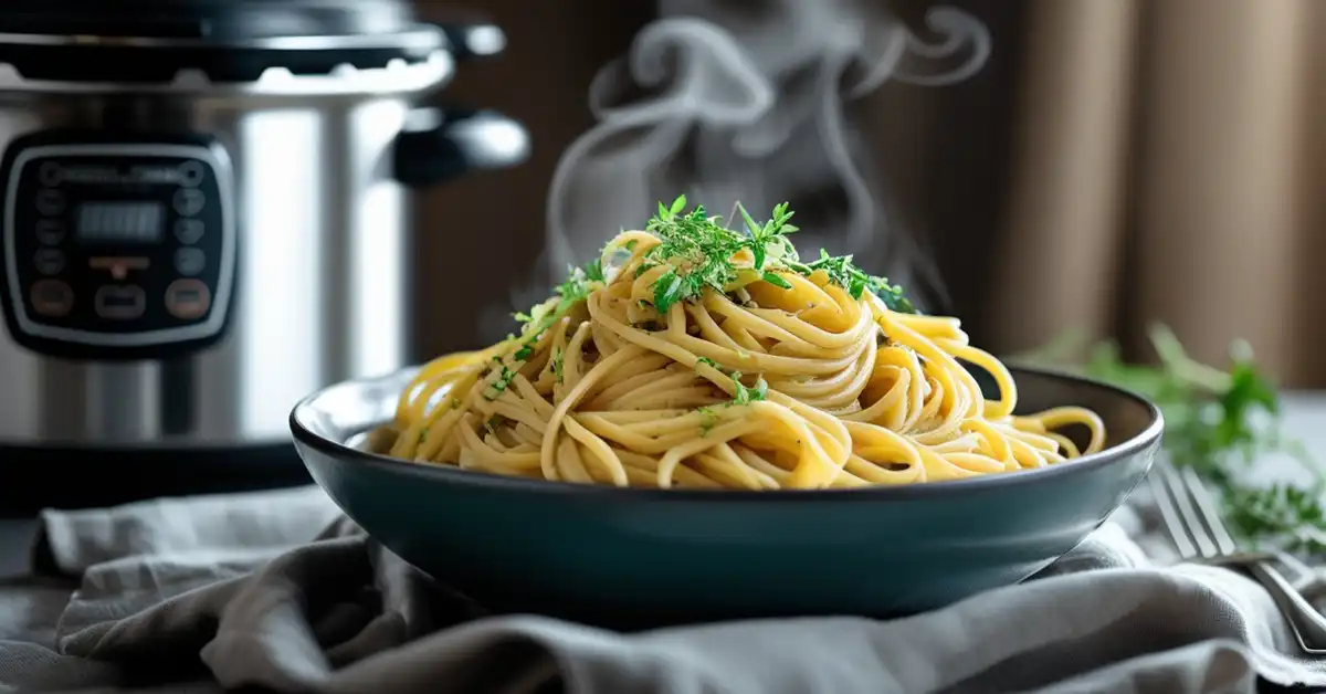 how long to cook pasta in a pressure cooker 