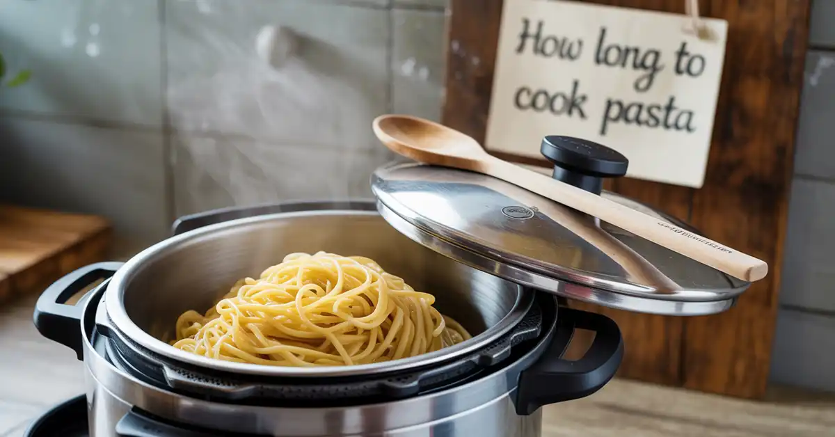 how long to cook pasta in a pressure cooker 