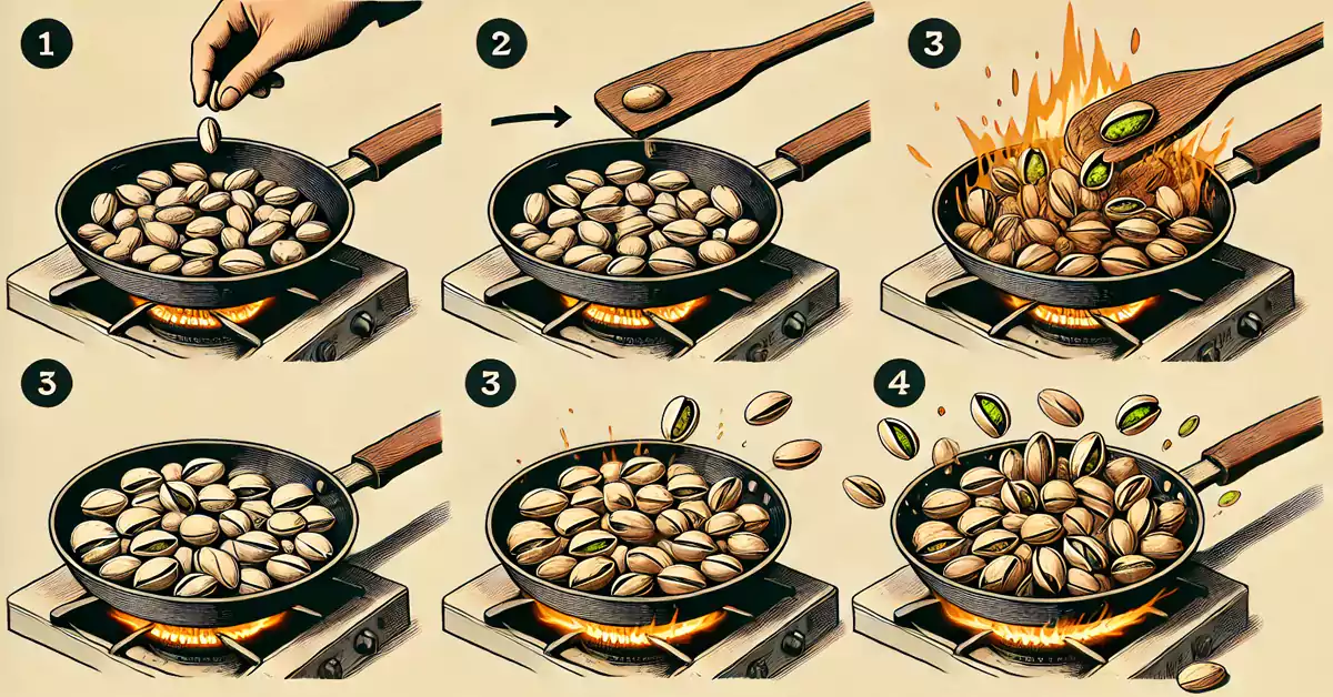 How to Roast Pistachios in a Pan