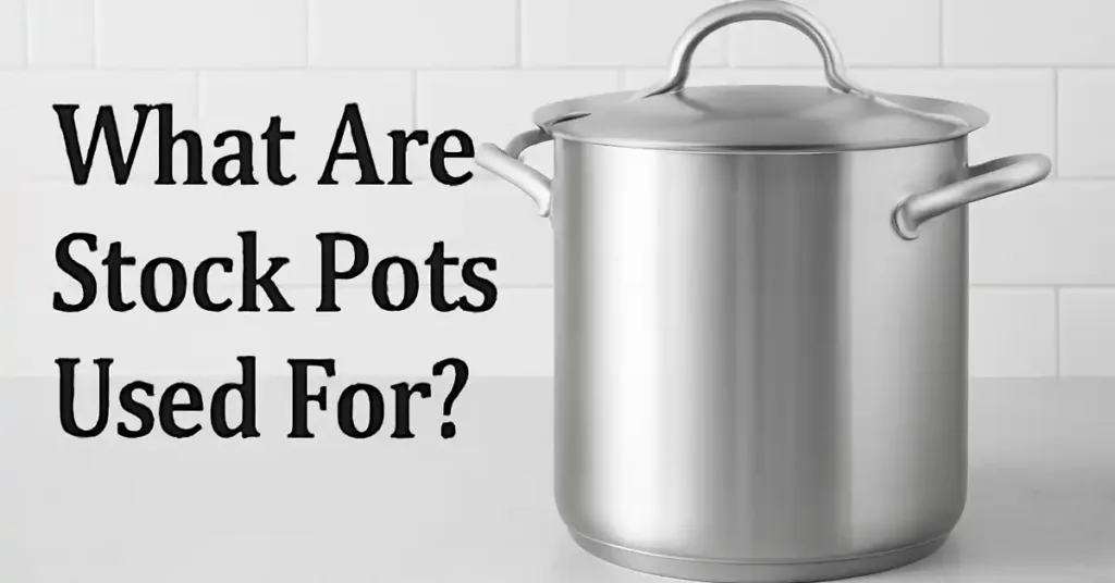 What are Stock Pots Used for