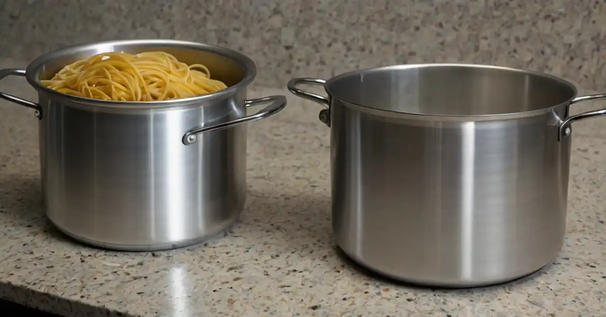Aluminum pasta cooker