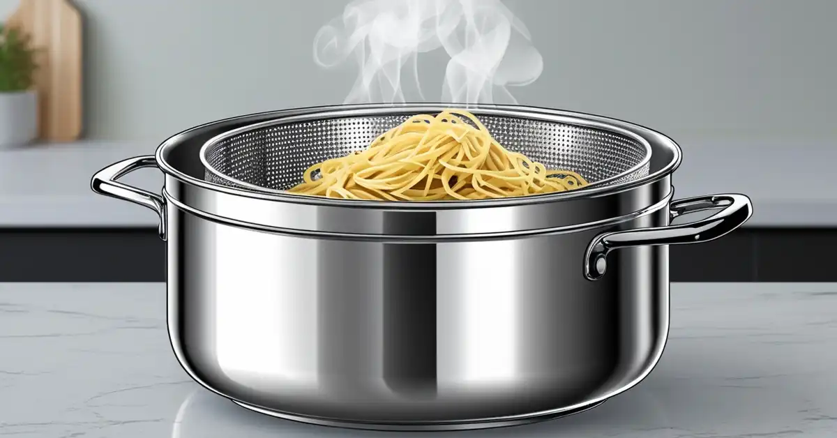 Aluminum pasta cooker