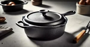 cast iron braising pan