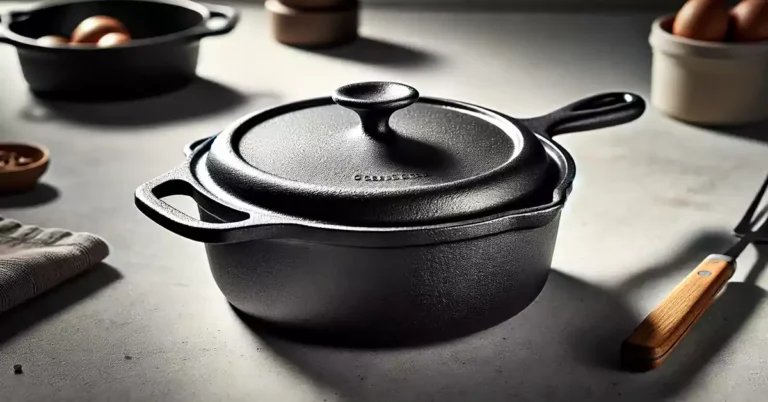cast iron braising pan