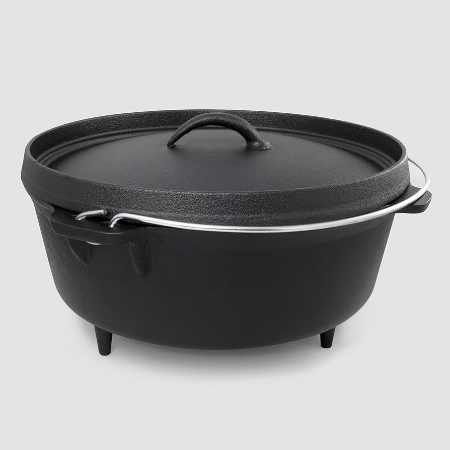 Cast Iron Dutch Oven for Camping