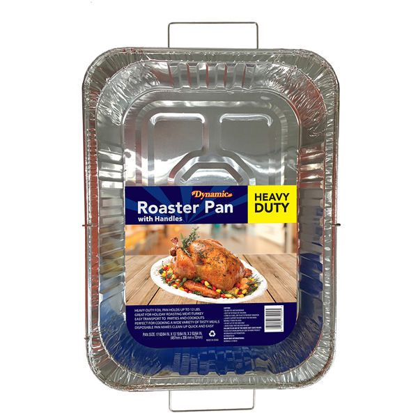 Disposable Roasting Pan With Handles