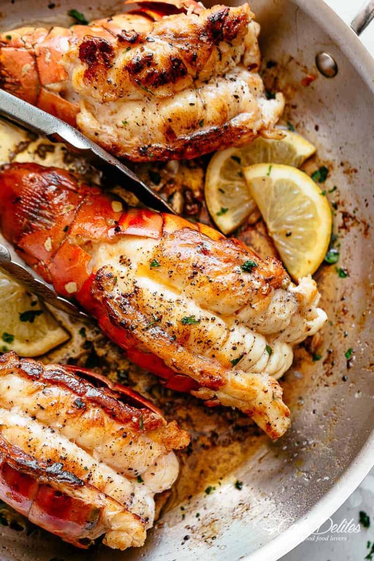 How to Cook Lobster Tail in Cast Iron Skillet