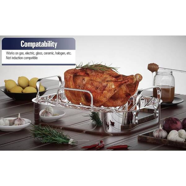 Induction Compatible Roasting Pan