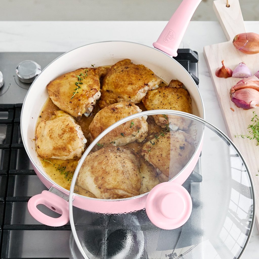 Pink Saute Pan