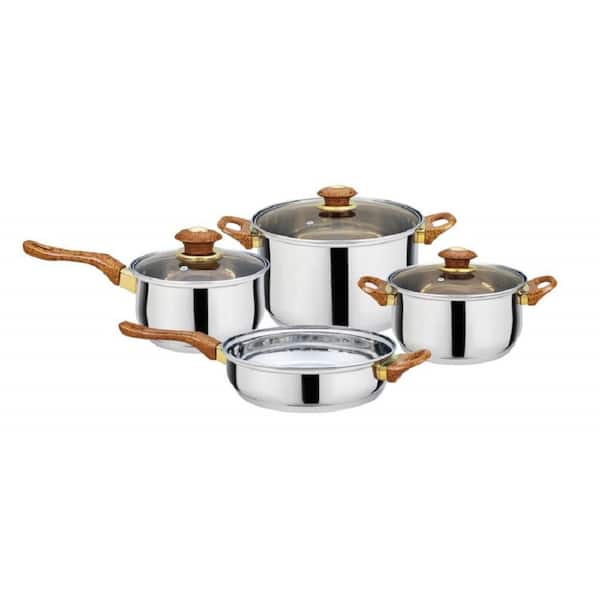 Pots And Pans With Wooden Handles