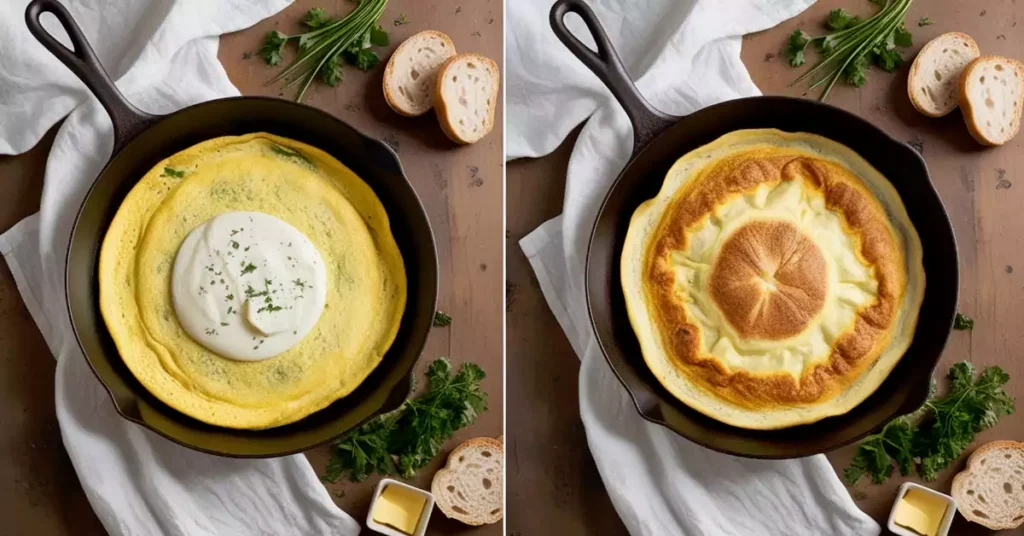 cast iron omelet pan