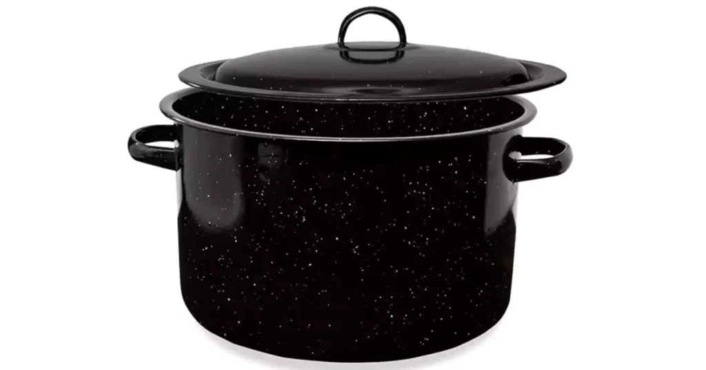 12 Qt Enamel Stock Pot