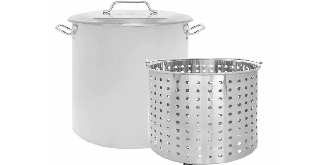 30 Qt Stainless Steel Pot With Basket: Ultimate Cooking Essential