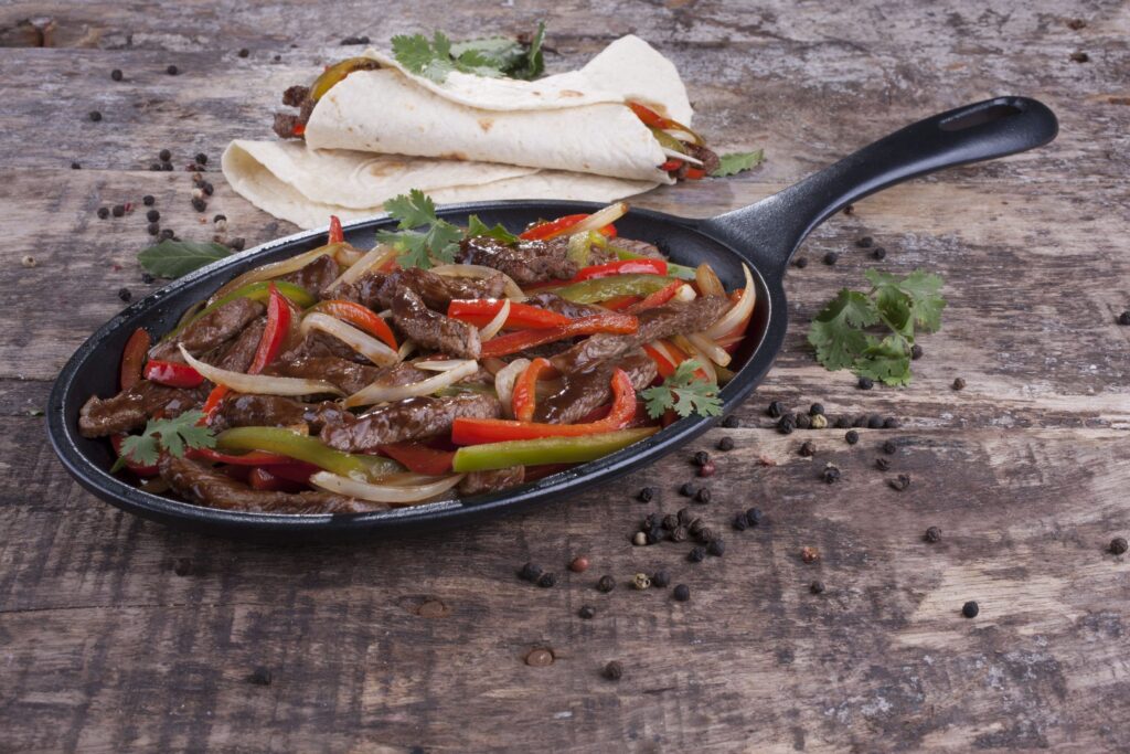 Cast Iron Fajita Skillet