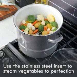 How to Use a Stock Pot With Steamer Insert
