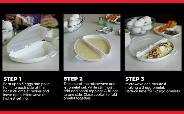 How to Use Microwave Omelet Pan
