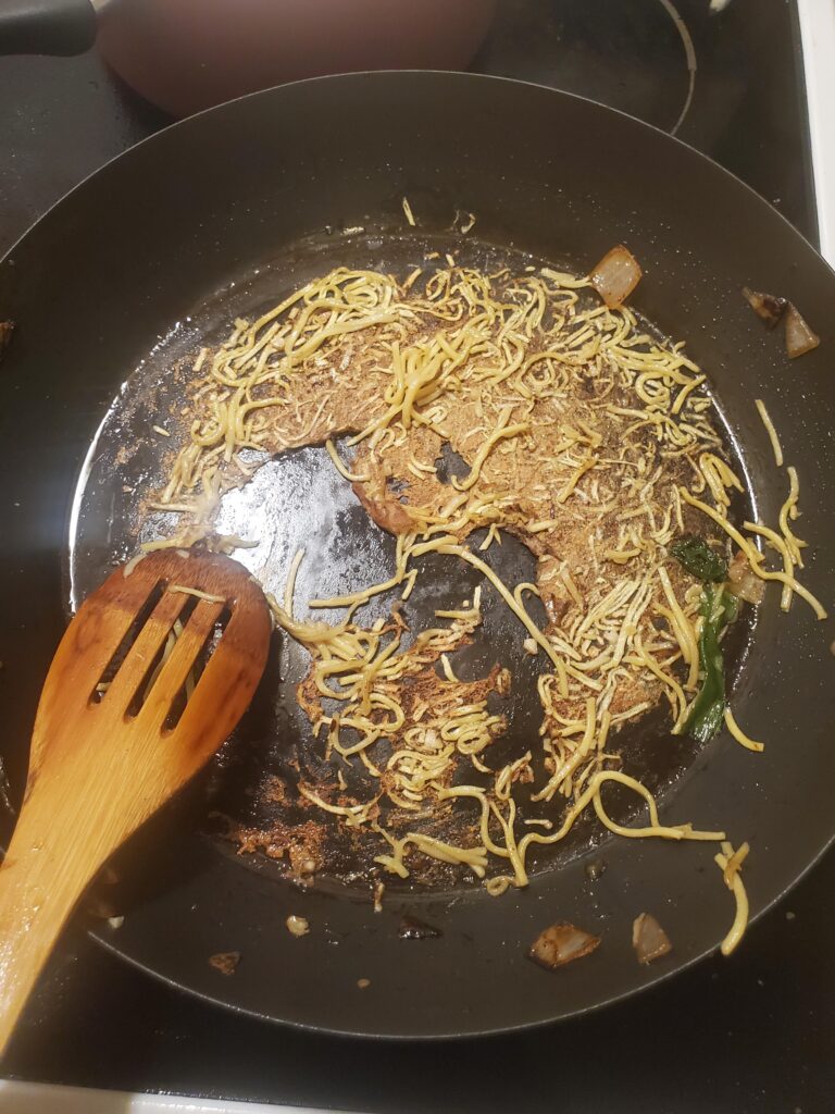 Stir Fry Noodles Stick to Pan