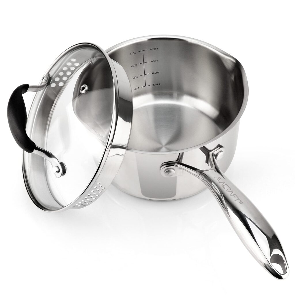 Stainless Steel Saucepan With Lid