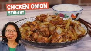 Chicken Onion Stir Fry
