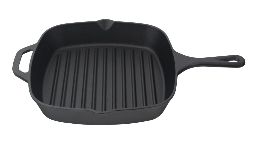 Frying Pan With Ridges