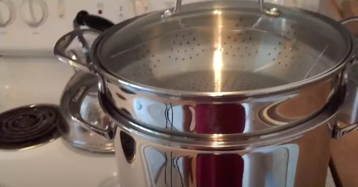 pasta pot with steamer
