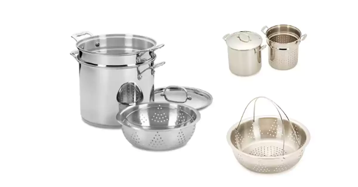 pasta pot with steamer
