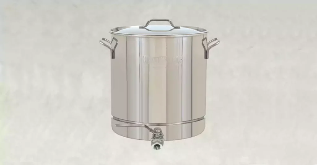stock pot with spigot