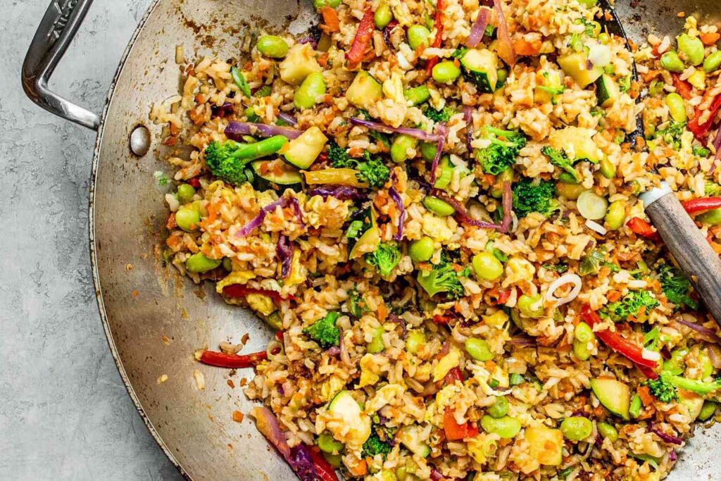 Vegetable Stir Fry Rice