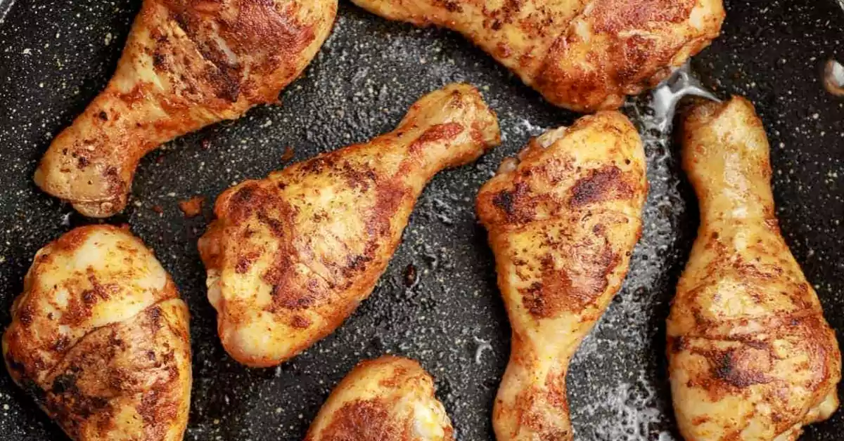 how to fry chicken in a pan with oil