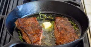 how to pan fry a steak