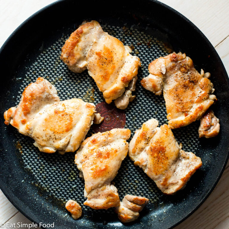 How to Pan Fry Chicken Thighs