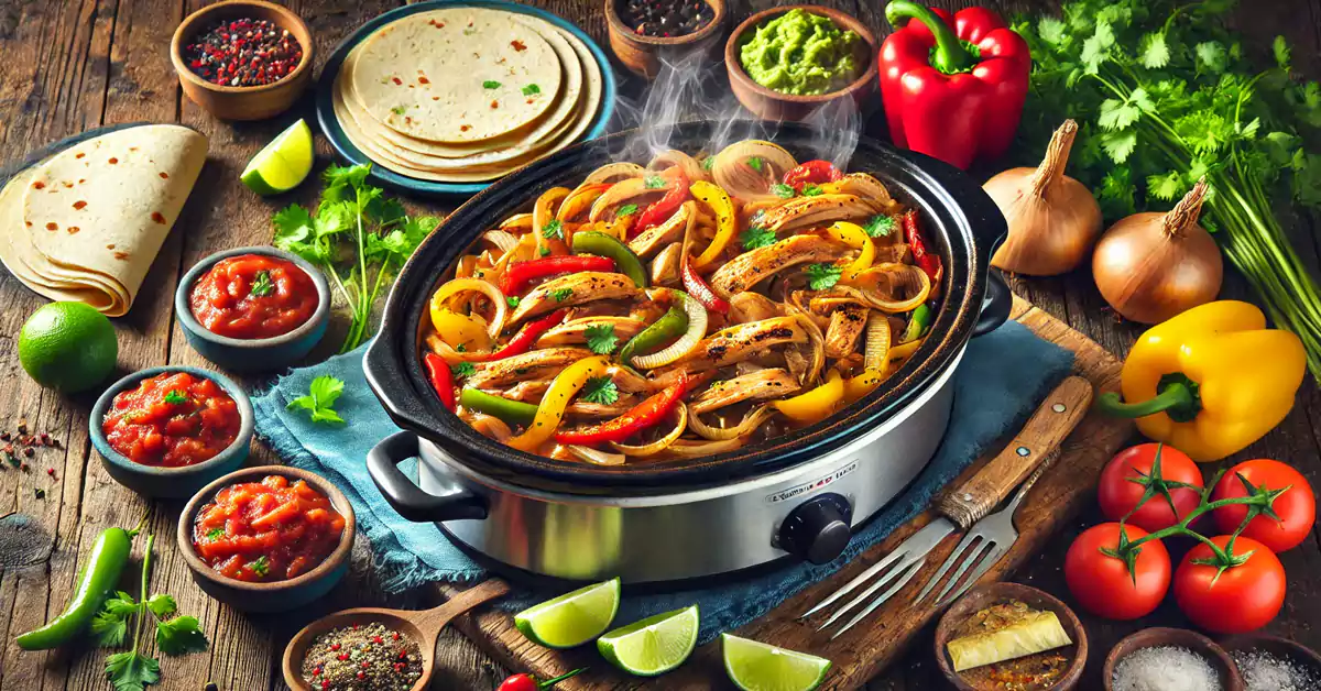 slow cooker chicken recipes_Chicken fajitas slow cooker chicken recipes - chicken fajitas