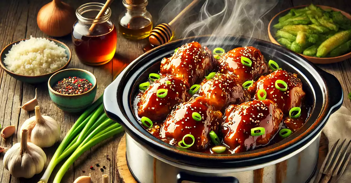 slow cooker chicken recipes_Honey Garlic Chicken slow cooker chicken recipes - honey garlic chicken