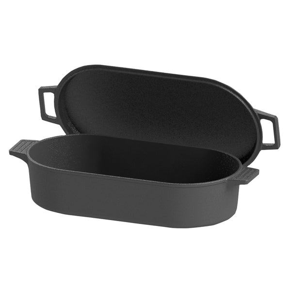 Cast Iron Oblong Dutch Oven