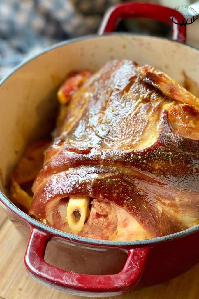 Cooking a Ham in a Cast Iron Dutch Oven