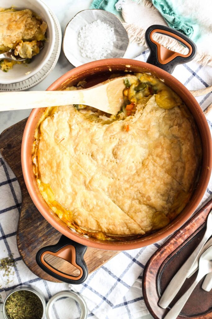 Dutch Oven Chicken Pot Pie