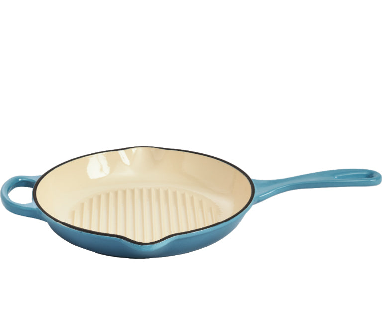 Enamel Cast Iron Grill Pan