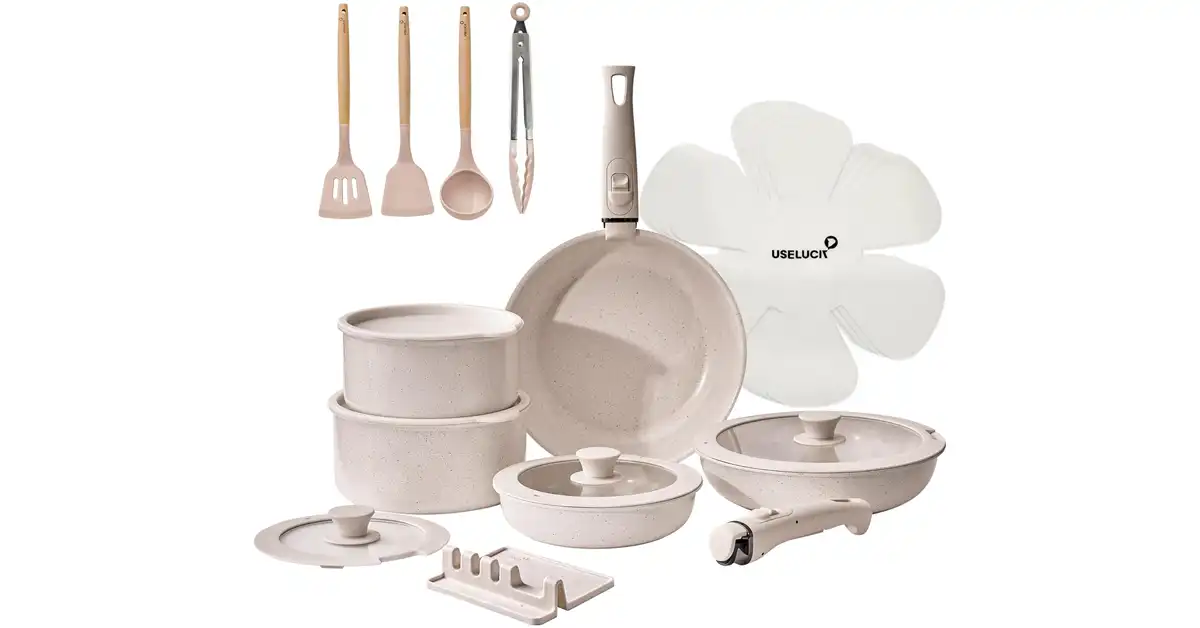 Pots And Pans With Removable Handle - USELUCK Pots And Pans With Removable Handle - USELUCK