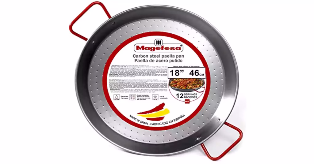 best paella pan for electric stove -magefesa
