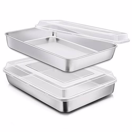 Stainless Steel Rectangular Pan