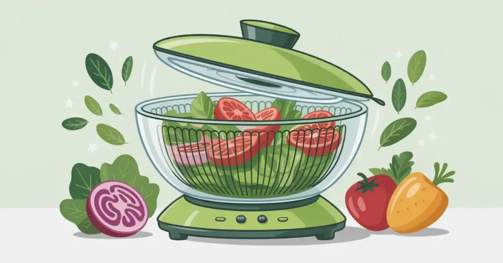 electric salad spinner