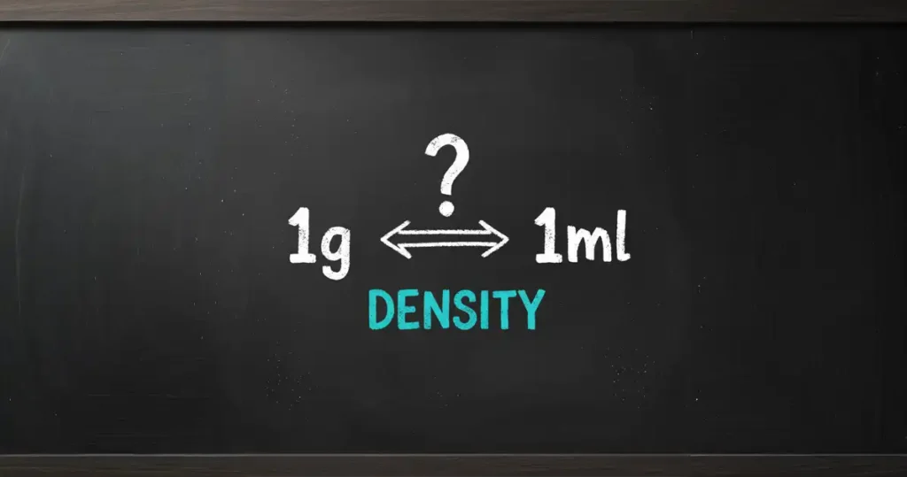 How Many Ml is in 1 Gram