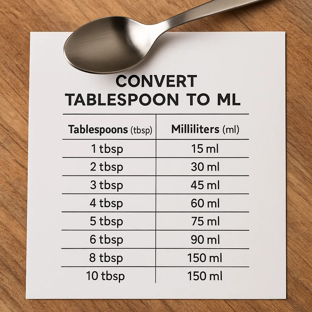 How Many Ml in a Tablespoon