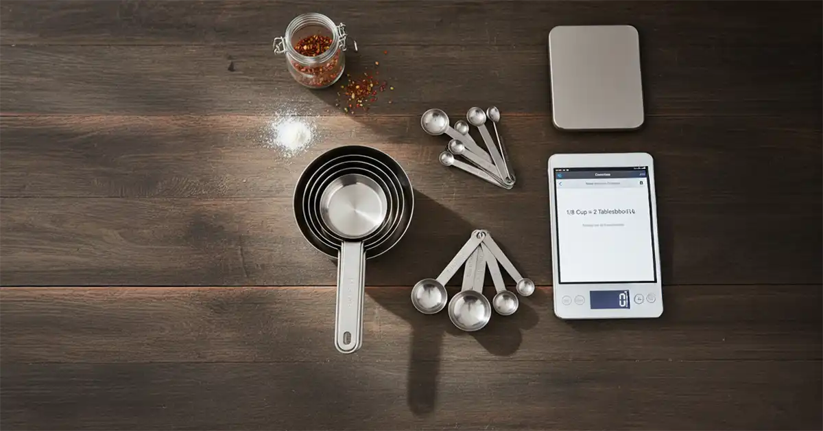 How Many Tbsp in 1 8 Cup