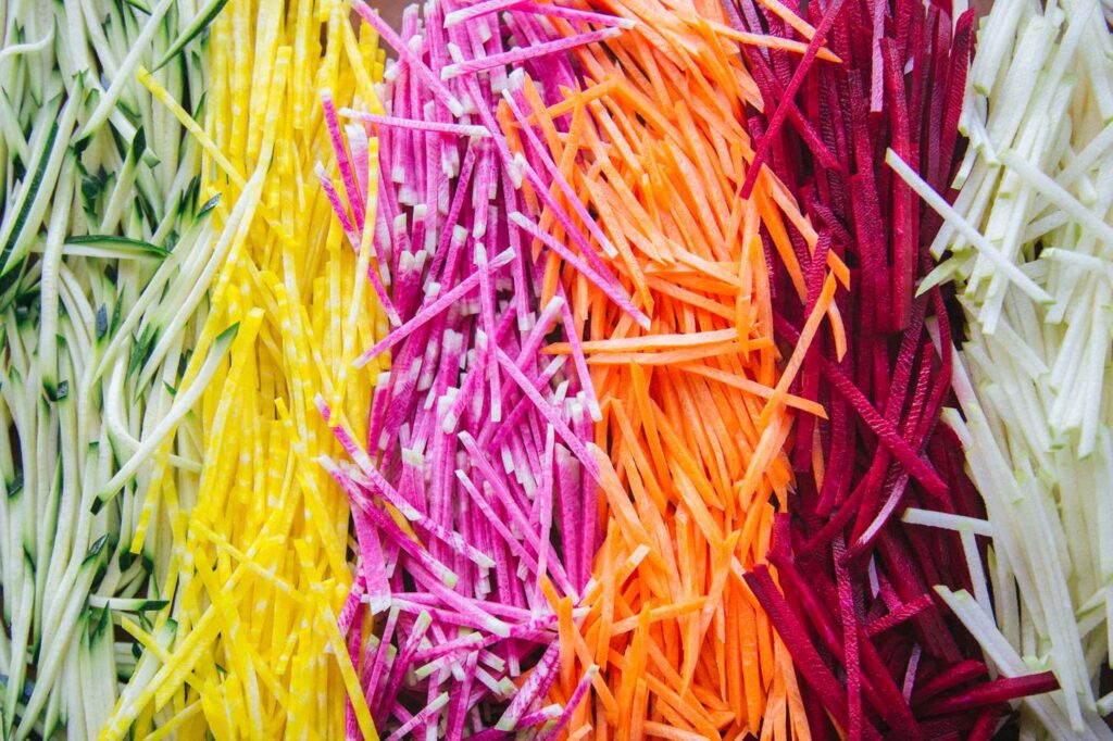 Julienne Vegetables