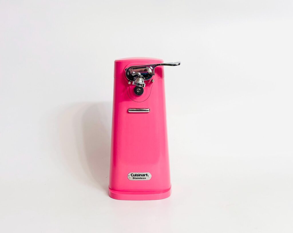 Pink Electric Can Opener