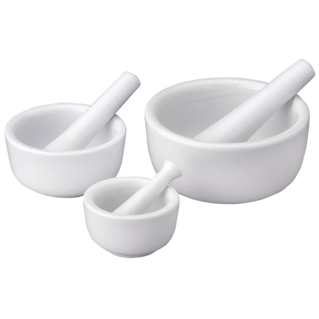 Porcelain Mortar And Pestle
