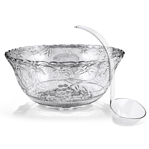 Punch Bowl And Ladle Set
