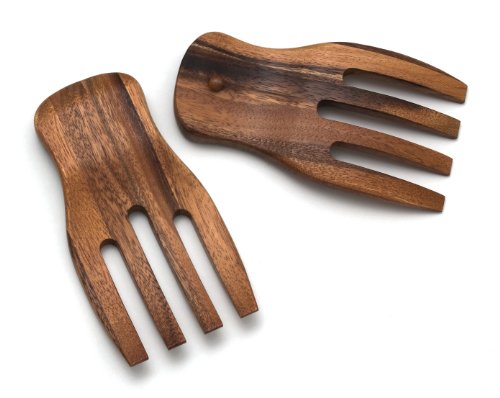 Wooden Salad Tongs
