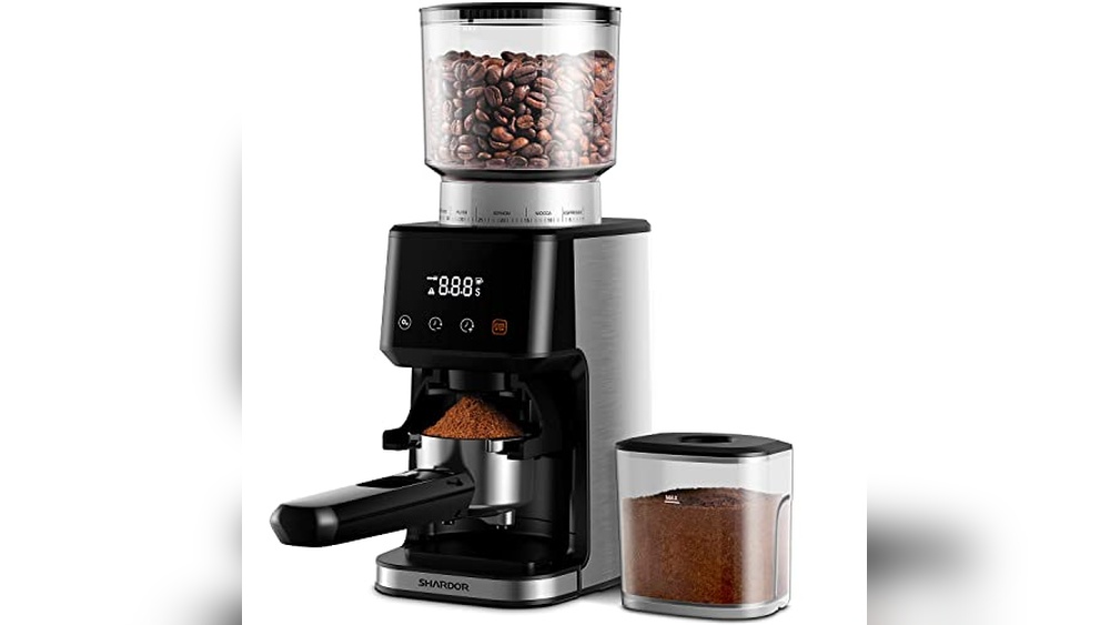 Coffee Grinder With Tamper